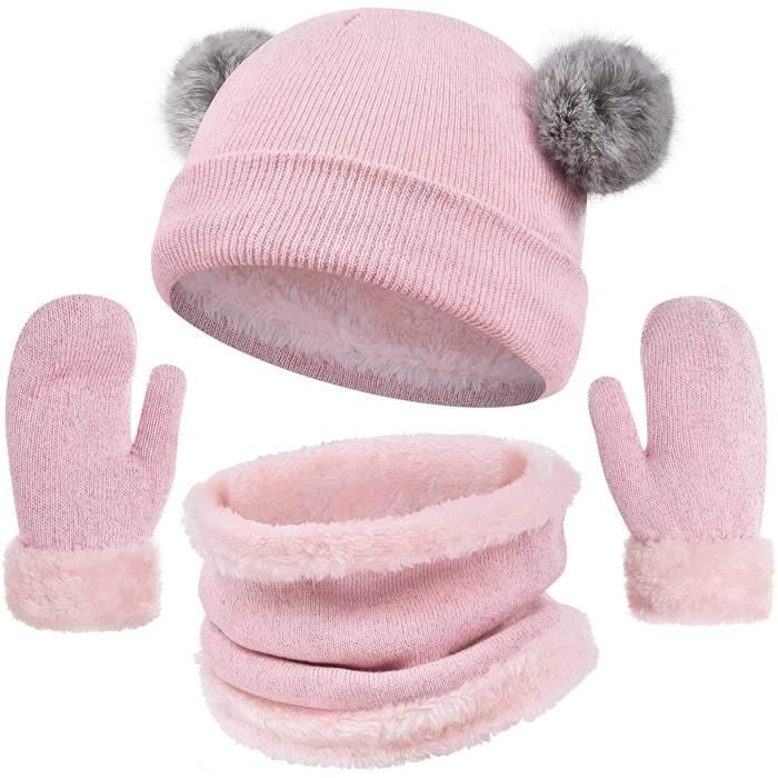 Bonnet Enfant Hiver Tour De Cou Snood Enfant Gants Ensemble Bonnet Enfant Chaud Bonnet Echarpe Adorable Bonnet 2 5 Ans Cdiscount Pret A Porter