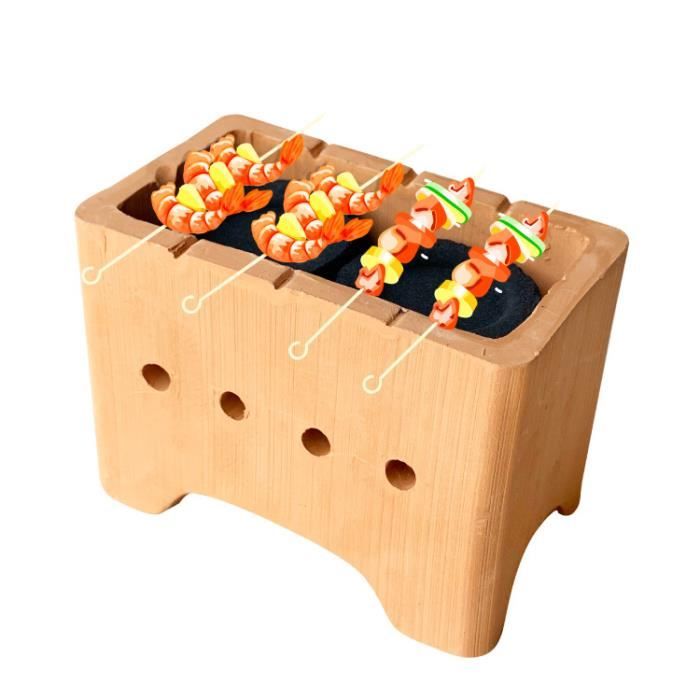 10 Pièces De Jouets Barbecue Simulés – Accessoires De Cuisine Pour Jeu De Rôle, Déco Et Photo
