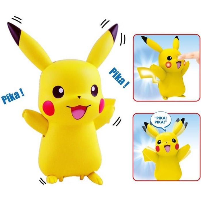 Jeu interactif My Partner Pikachu de BANDAI - 10 cm - Pour enfant à partir de 4 ans
