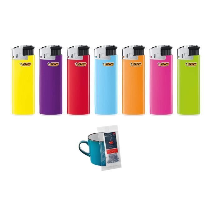 Lot De 4 Briquets BIC Maxi - Briquets Jetables Classiques