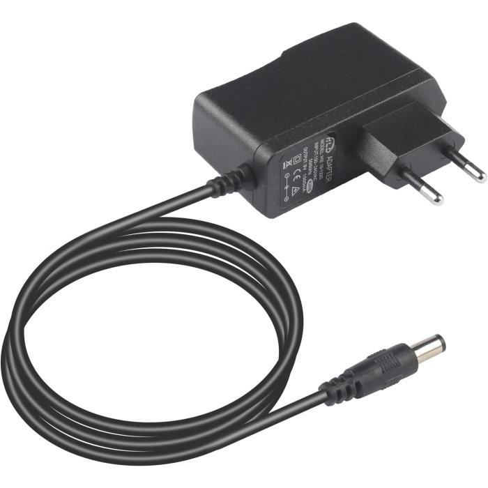 Alimentatore 9V 1000mA DMX - Per Pedali Chitarra, Tastiere, Effetti, Cavo 90cm