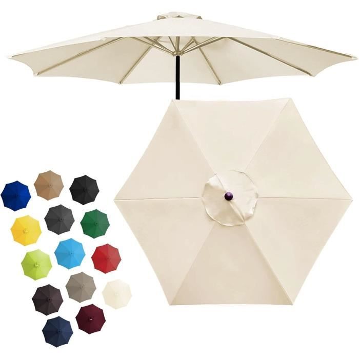 Vervangende parasolkap voor de tuin (2,3 m) Vervangende parasolkop voor Vervangende parasolkap voor de tuin (2,3 m) Vervangende parasolkop voor