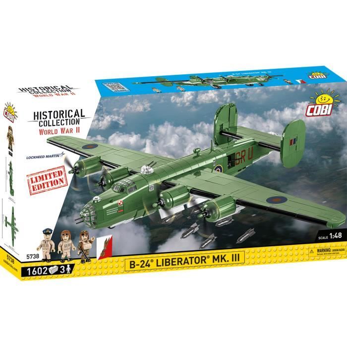 COBI 5738 – B-24 Liberator Mk.III – Set Mattoncini Limited Edition, Modellismo Storico