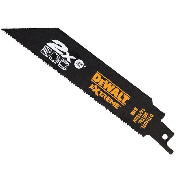 Sabre lame de scie DeWalt DT2407L QZ 152 mm 5 unités - vue 1