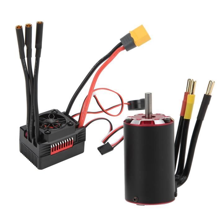 Moteur électrique Brossé 540 Avec ESC 320A - Haute Performance Pour Voiture RC Axial SCX10, TRX4, D90 - 45T - 7.2-12V