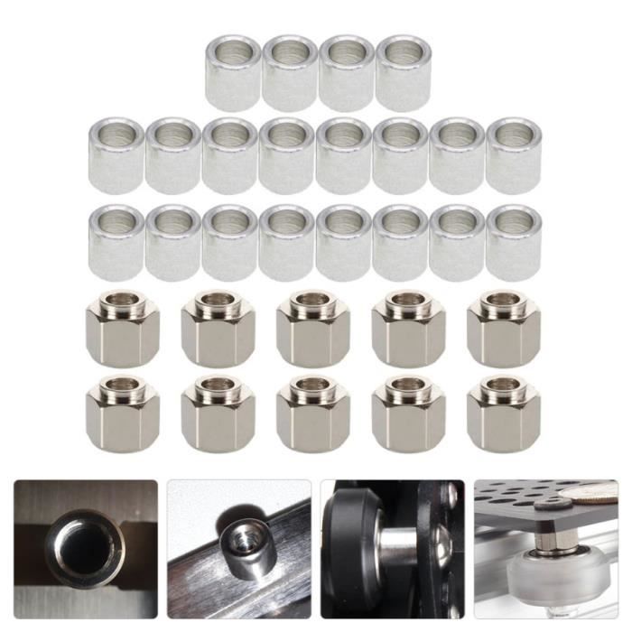 Roues à Rouleaux En Plastique POM Pour Imprimante 3D - Lot De 13 - Compatible Ender 3, Ender 5, CR-10/10S - Colonne 6mm