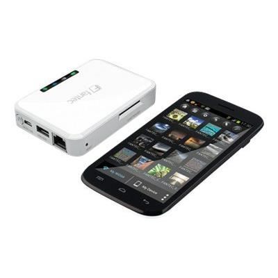 FANTEC MWID25-DS - Station d'accueil mobile WiFi - Blanc - Compatible SD - Garantie 2 ans