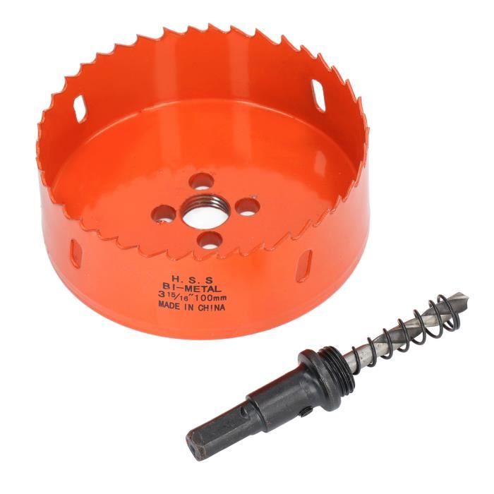 Scie Cloche Bois 150mm LAN Scie-Cloche Bimétallique Hss Avec Arbre