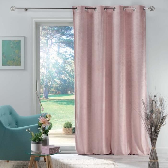 Rideau Photo Coulissant Sur Mesure - Motif Roses Et Perles - Moderne
