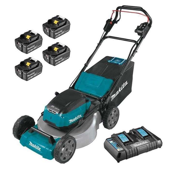Tondeuse auto-tractée MAKITA DLM532PT4 36V (2x18V) Li-Ion (4x50Ah)