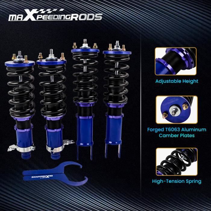 maXpeedingrods set combinés filetés Suspension Kit pour Honda Civic EG EH EC6 EG9 EJ VX 91-95