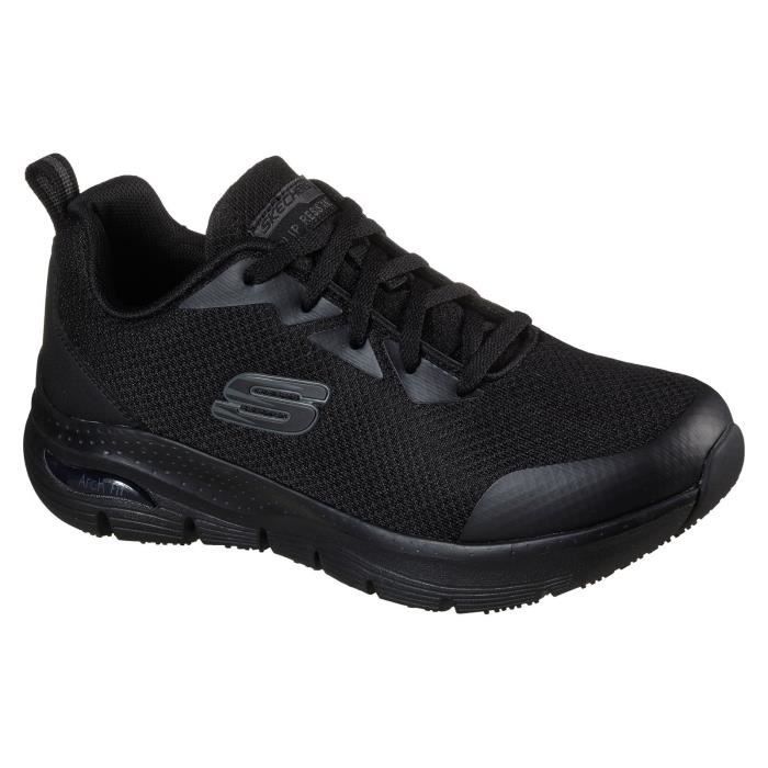 Skechers Baskets de travail Skechers Arch Fit Sr pour femme - Noir