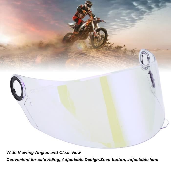 YIN Visière De Casque Remplacement De Pare-brise De Lentille De Casque