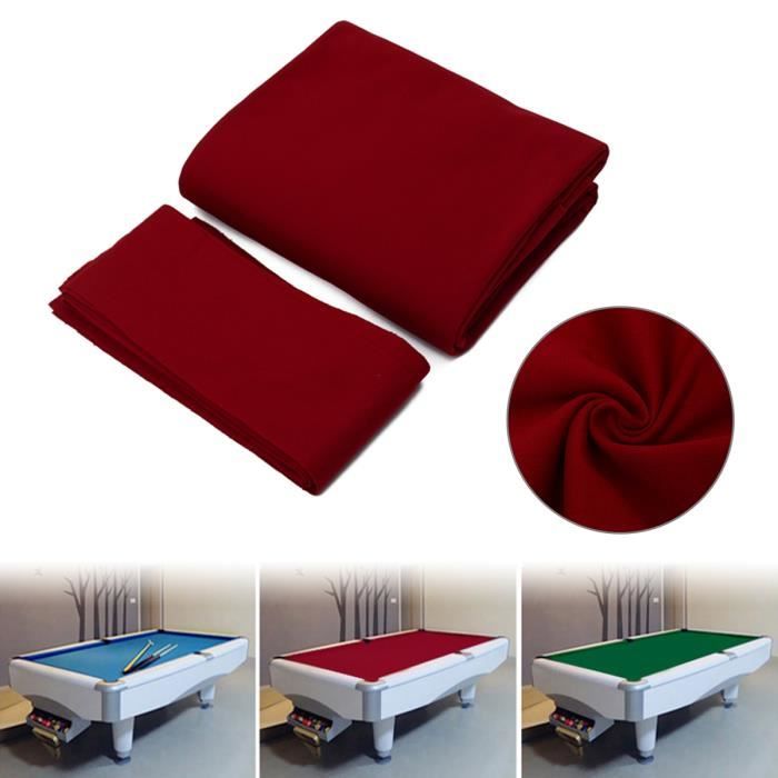 AvanC Nappe de Billard Piscine Huit Boule Billard Coussin Rail Piscine pour  Billard Américain Snooker Accessoires rouge 7ft 340 cm - Cdiscount Jeux -  Jouets