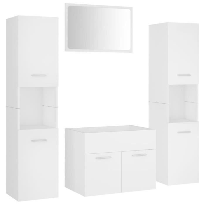 STAR®5892 Ensemble de meubles de salle de bain Blanc