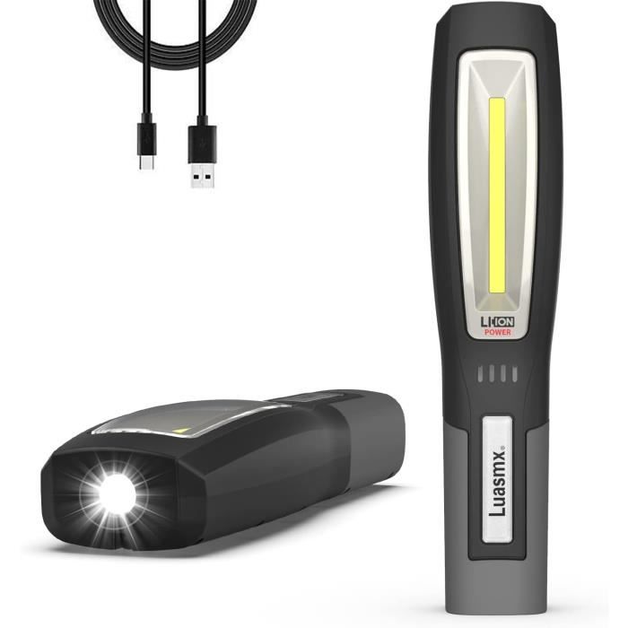 htbakoi Baladeuse LED Rechargeable, Lampe de Travail Portable LED