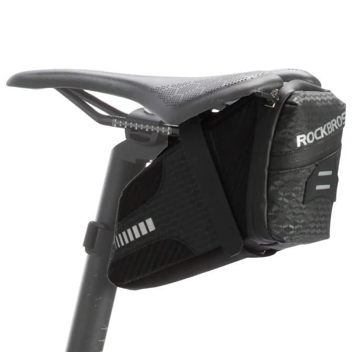 Sacoche de Selle Vélo ROCKBROS - Installation Facile 1,5L - Noir