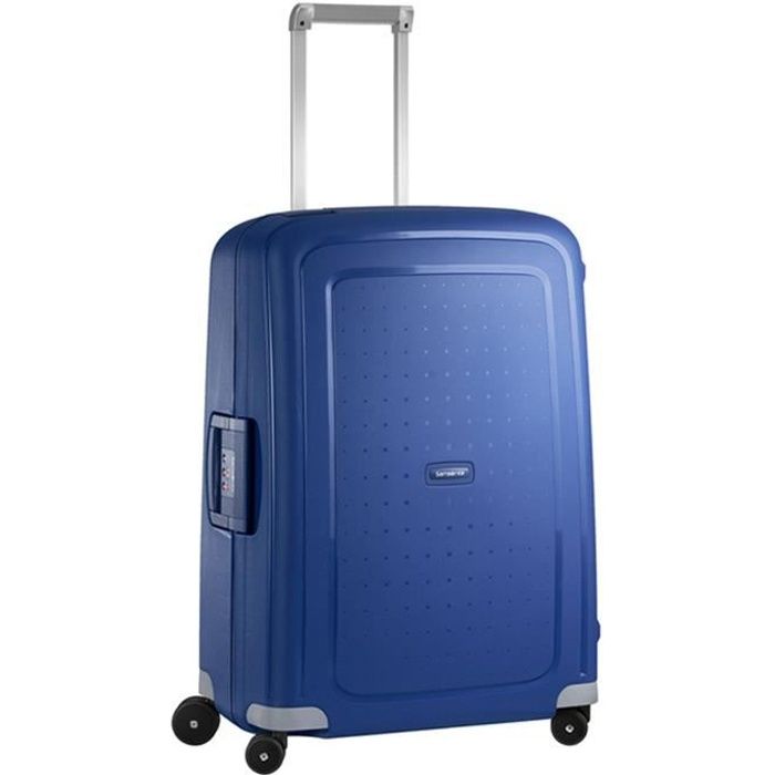 Valise rigide Samsonite S'Cure 81 cm Bleu foncé Cadenas
