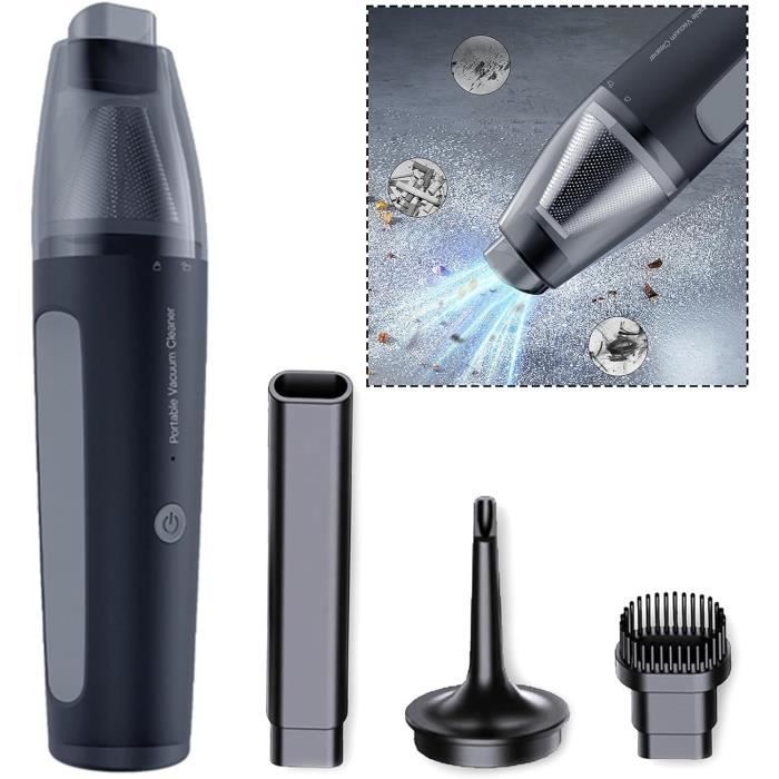 Aspirateur Voiture Sans Fil SERVOMASTER 15000Pa - 2 Vitesses, Filtre HEPA, LED - Pour Auto Et Maison