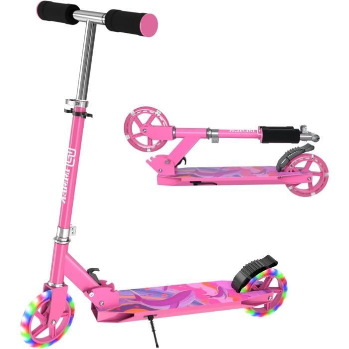 Lionelo Luca - Trottinette - Capacité de charge jusqu'à 100 kg - Trottinettes enfants - Roulements ABEC-7 - pour Garçons et Filles - Trois options de