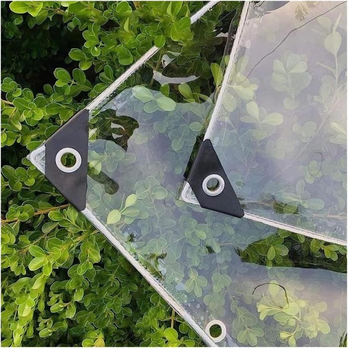 Bache 3x4 Transparente Arée, 180gr/2, Avec Oeillets. Iperéable