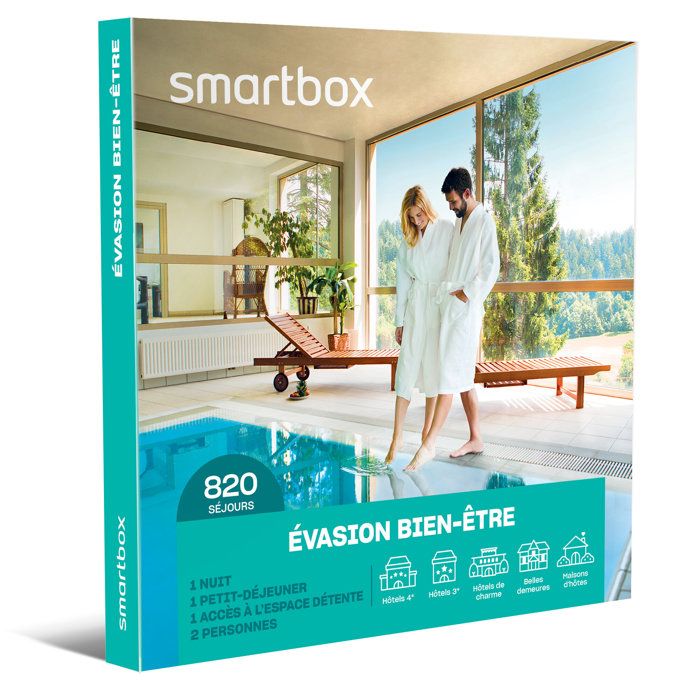 Smartbox Coffret Cadeau évasion Bien être 820 Séjours Dans Des Hôtels 3 Et 4 Demeures Et Maisons D Hôtes Achat Vente Livre Parution Pas Cher Cdiscount