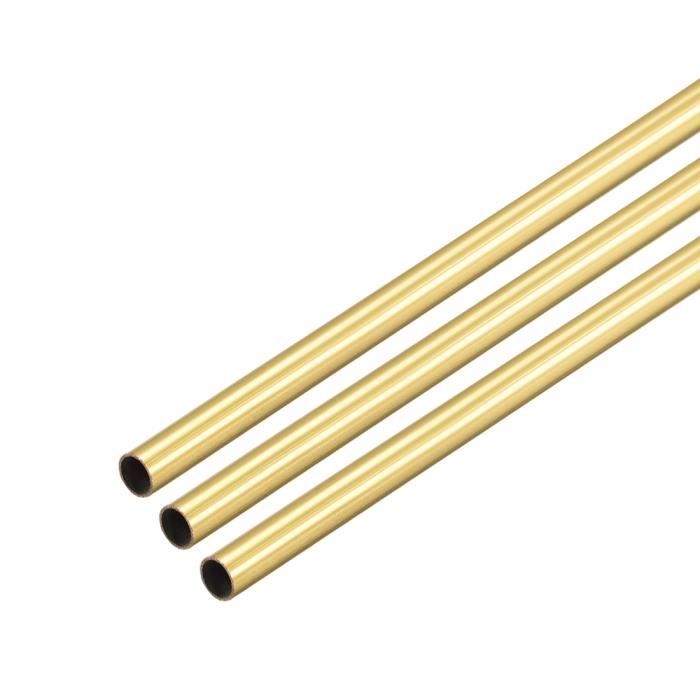 Laiton Rond Tube 7mm Dia Externe 0.2mm Épaisseur 300mm