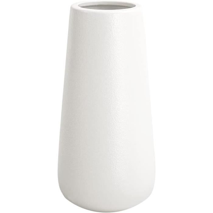 Vase En Céramique Marron 20 Cm De Haut - Occasion Déco Pour Entrée Ou Couloir