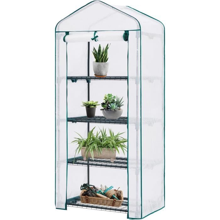 MAHFEI Mini Serre, Portable Serre De Jardin Couverture De Pot De Fleurs Extérieur Intérieur en MAHFEI Mini Serre, Portable Serre De Jardin Couverture De Pot De Fleurs Extérieur Intérieur en
