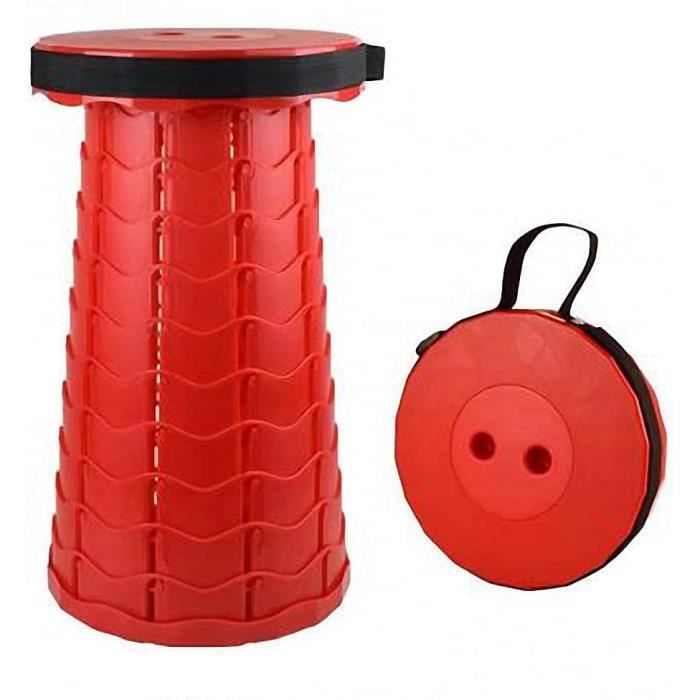 Wrneaoch Tabouret Pliant Portable TéLescopique, Tabouret Pliable