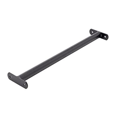 TRIBECCO® Barre de gymnastique en métal - 60 cm - Noir