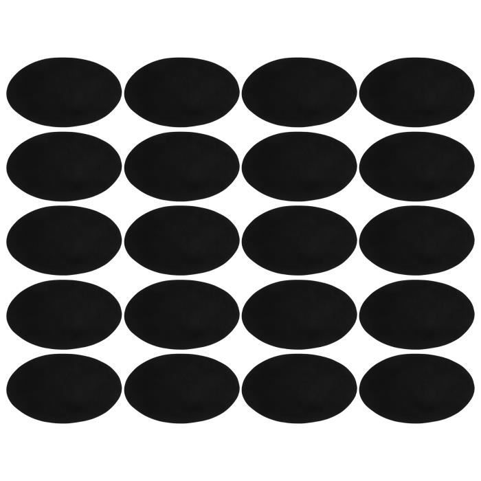 Patchs De Réparation Pour Baskets - 24 Pièces Adhésives (noir, Beige, Gris, Blanc) - Pour Talons, Trous, Usure