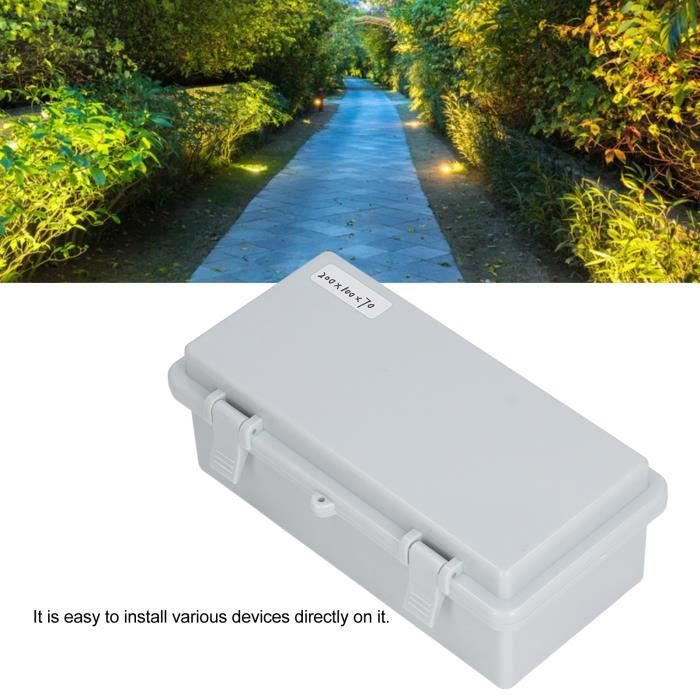 Boîte de connexion électrique avec porte, pour installation, compatible