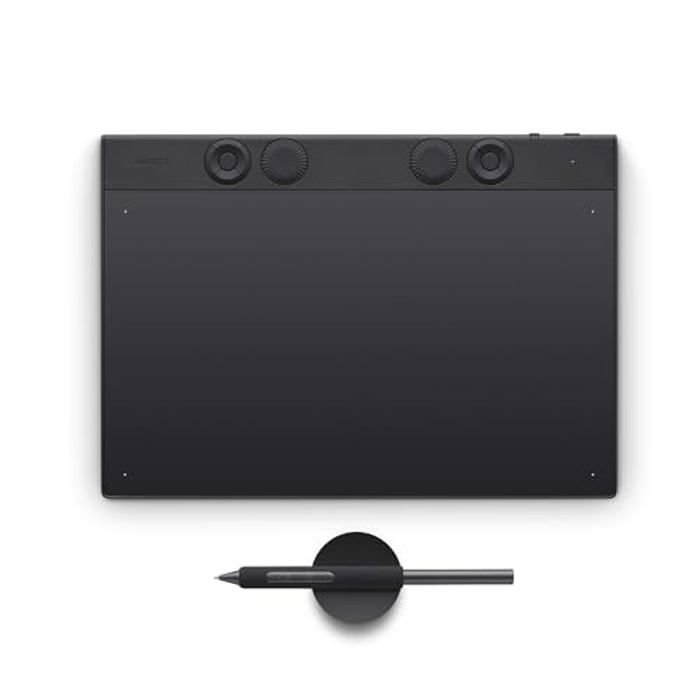 Wacom Intuos Pro Medium – Tablette Graphique à Stylet innovante avec Wacom Pro Pen 3 compacte et légère – Un Choix Polyvalent pour