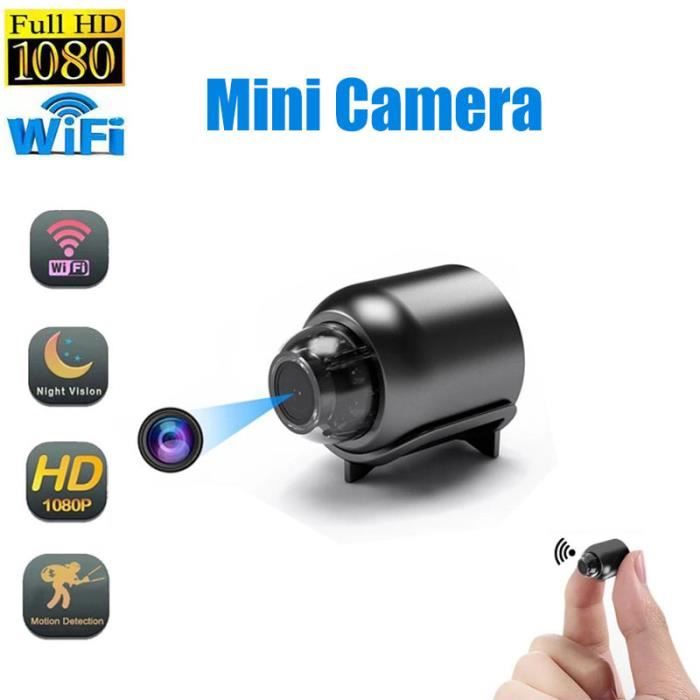 Mini caméra IP WiFi 1080P HD Vision nocturne surveillance à distance grand Angle 160 ° Micro caméscope USB pour maison connectée