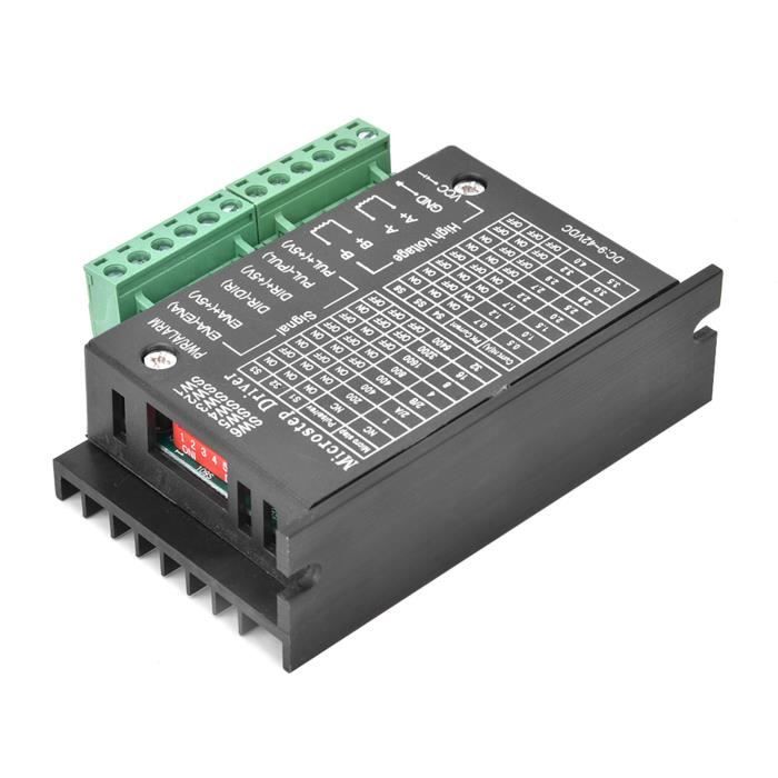 Contrôleur Moteur Pas à Pas NEMA 17/23 - DC10-30V, 4A - LCD, Mémoire, 3 Modes - Pour PLC, CNC