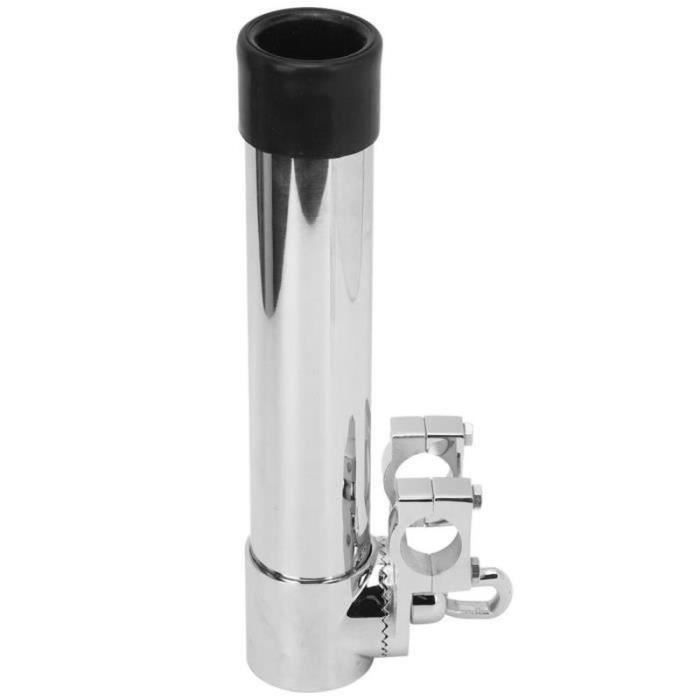 FreeTec 2PCS Supports De Canne à Pêche Rail Bateau En Acier Inox - Réglables 25-32mm