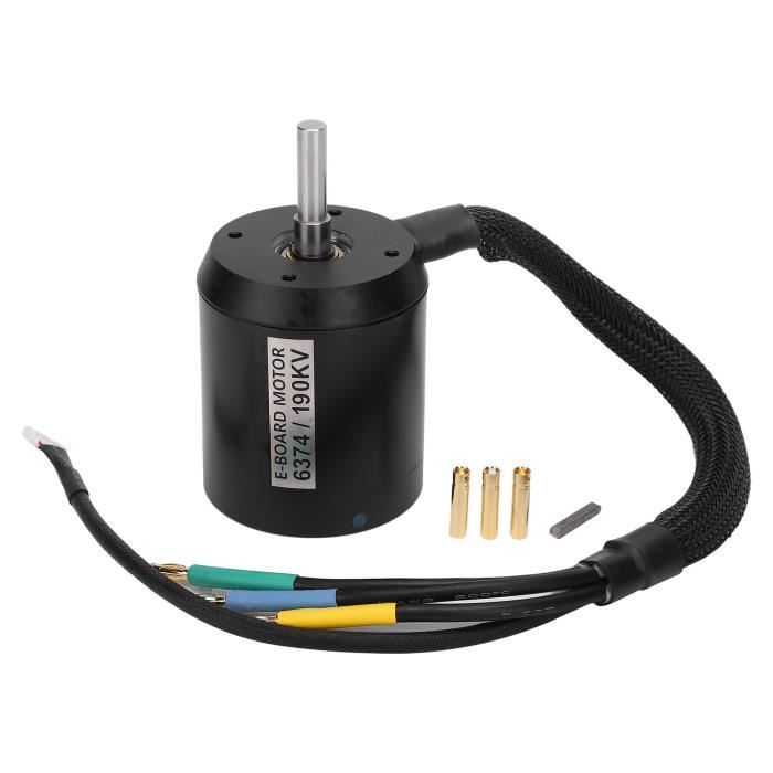 Moteur Sans Balais 6364-200KV – Sans Capteur, 2300W, 24-36V, Diamètre 6,5 Cm, Axe 10 Mm – Pour Planche à Roulettes électrique Et Trottinette
