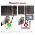 DOKIO 300W Kit Panneau solaire pliable portable monocristallin avec 2 ports USB Pour Plein air-1