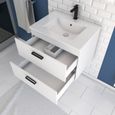 Ensemble design de salle de bain - Blanc - L 60 x P 46 x 45 cm-1