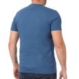 T-shirt Bleu Homme Lee Cooper Okil-1