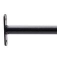 TRIBECCO® Barre de gymnastique en métal - 60 cm - Noir-1