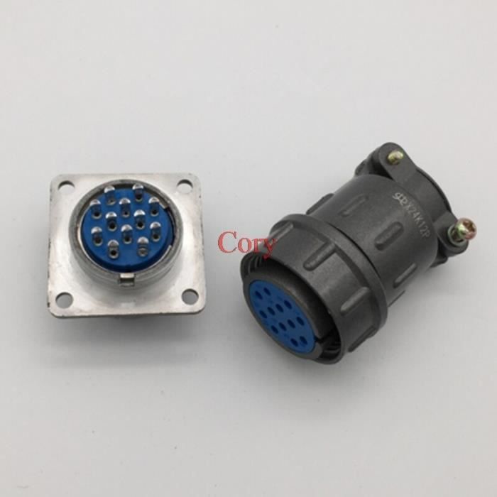 Connecteur D'aviation Cx24 26 Broches - Prise Circulaire à Vis, Modèle Mâle Ou Femelle, Pour équipements électroniques - 12