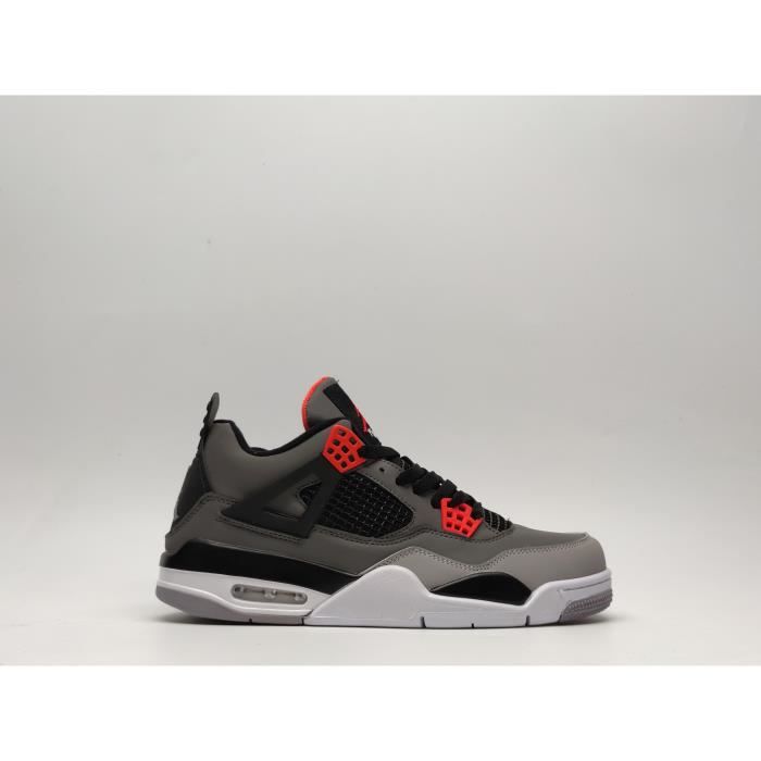 Chaussures de basket Jordan Air 4 Blanc Lacets Synthetique Couleurs multiples Cdiscount Chaussures