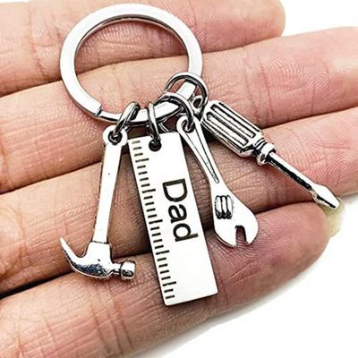 Porte-clés Papa En Acier Inoxydable - Cadeau Fête Des Pères Ou Anniversaire