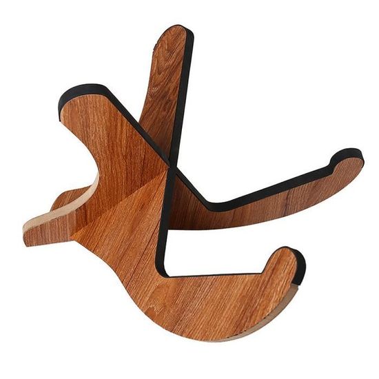 3x Support Stand Pied Guitare Basse Universel Electrique Acoustique Pliable Noir