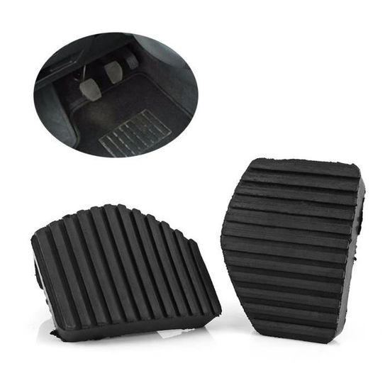 Couvre-Pédale Voiture 2 Pièces - Protection Caoutchouc Pédale Frein Et Embrayage Pour Peugeot 1007 207 208 301 C3 C4 C5 C6 C8