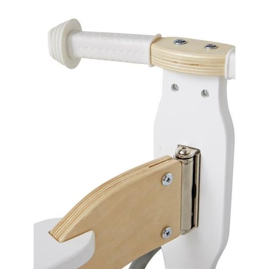 VERTBAUDET Porteur tricyle en bois blanc TU Cdiscount Jeux Jouets