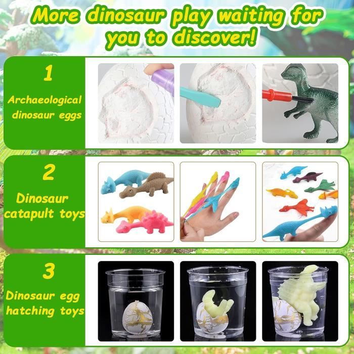Calendrier De L'Avent Dinosaure 2024 - 24 Figurines Surprises - Cadeau Pour Enfant Garçon