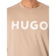 T-Shirt Graphique - HUGO - Homme - Beige-3